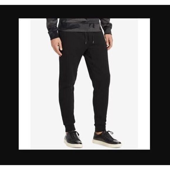 Polo Ralph Lauren Men's Big & Tall Sz 2XB Black Double-Knit Jogger Pants - Picture 10 of 10